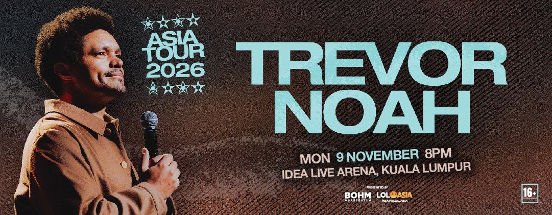 TREVOR NOAH - ASIA TOUR 2026 IN MALAYSIA event poster