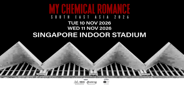 My Chemical Romance - LIVE IN SINGAPORE 2026 event poster