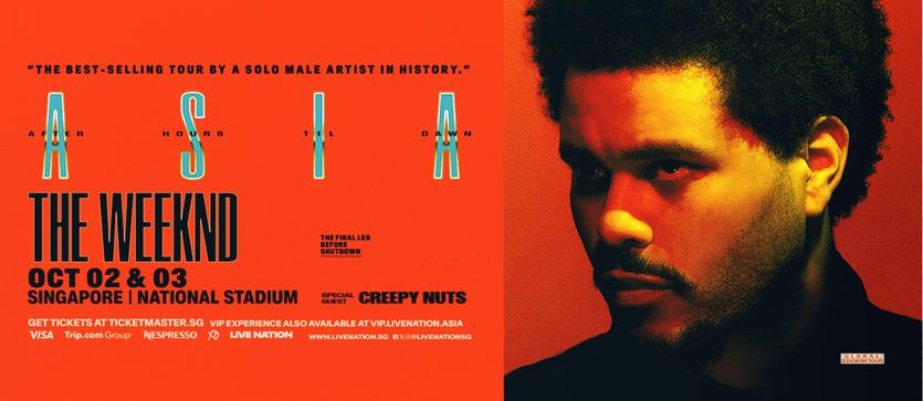The Weeknd - After Hours Til Dawn Tour in Singapore event poster