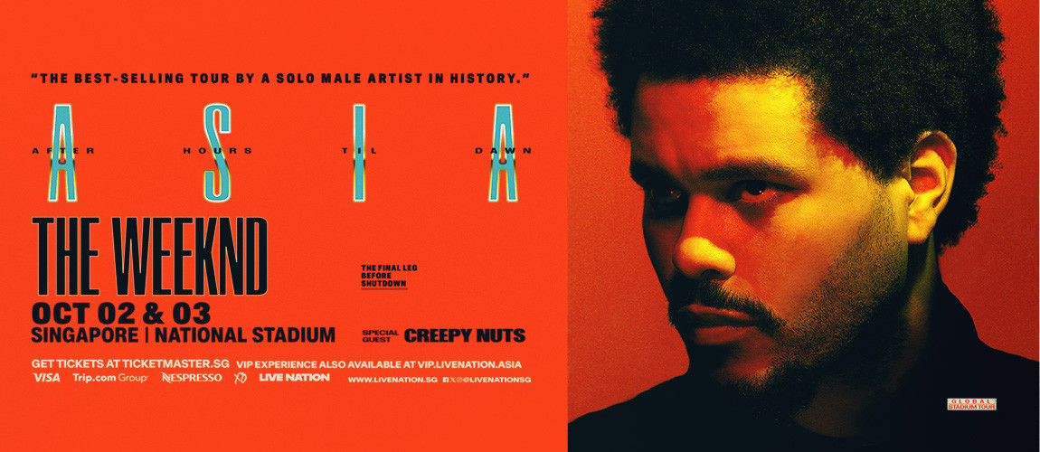 The Weeknd - After Hours Til Dawn Tour in Singapore event poster